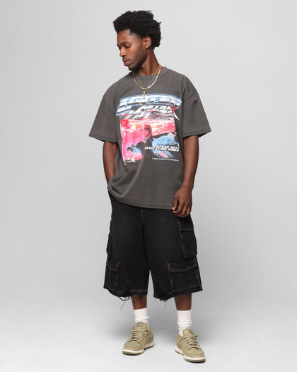 Loiter Speed Vintage T-Shirt Black Wash