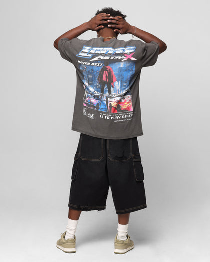 Loiter Speed Vintage T-Shirt Black Wash
