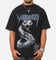 Saint Morta Year Of The Snake Mockneck T-Shirt Black