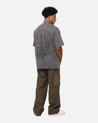 The Anti Order Akuma Mock Neck T-Shirt Washed Charcoal