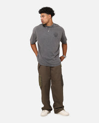 The Anti Order Akuma Mock Neck T-Shirt Washed Charcoal
