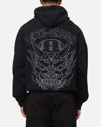 The Anti Order Akuma Boxy Hoodie Black/Grey