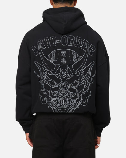 The Anti Order Akuma Boxy Hoodie Black/Grey