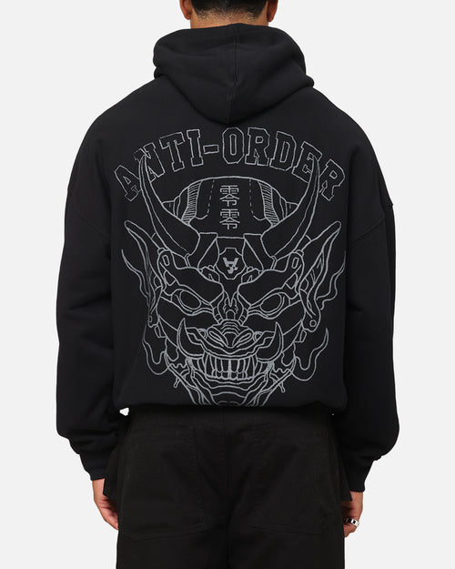 The Anti Order Akuma Boxy Hoodie Black/Grey