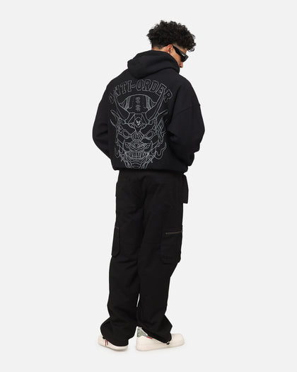 The Anti Order Akuma Boxy Hoodie Black/Grey