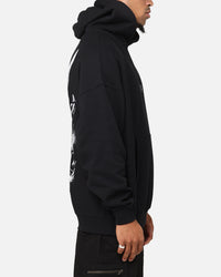 The Anti Order Oni Mask Boxy Hoodie Black
