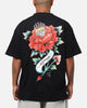 Ed Hardy Flourish Script T-Shirt Black