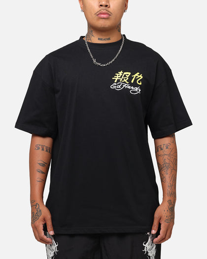 Ed Hardy Rattlesnake Reign T-Shirt Black