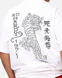 Ed Hardy Tiger Stamp T-Shirt White