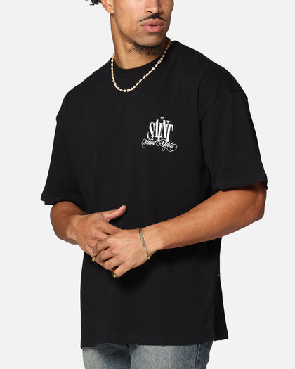 Saint Morta Dover Drop Shoulder T-Shirt Black