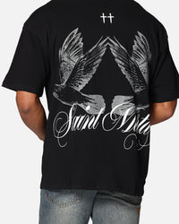 Saint Morta Dover Drop Shoulder T-Shirt Black