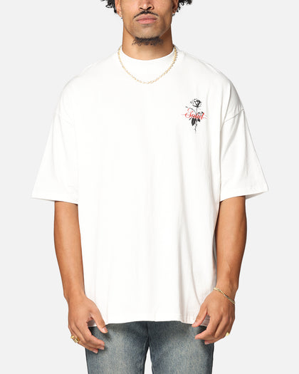 Saint Morta St Valentine Mock Neck T-Shirt Off White