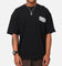 Carre Tagged Drop Shoulder T-Shirt Black