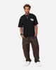Carre Tagged Drop Shoulder T-Shirt Black