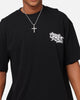 Carre Tagged Drop Shoulder T-Shirt Black