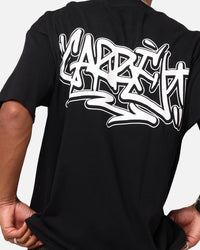 Carre Tagged Drop Shoulder T-Shirt Black
