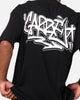 Carre Tagged Drop Shoulder T-Shirt Black