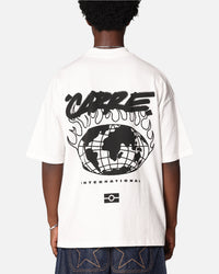 Carre Passport Mock Neck T-Shirt Off White