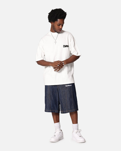 Carre Passport Mock Neck T-Shirt Off White