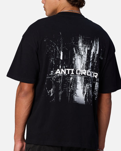 The Anti Order Neo Deop Drop Shoulder T-Shirt Black