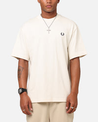 Fred Perry Embroidered Champion T-Shirt Ecru