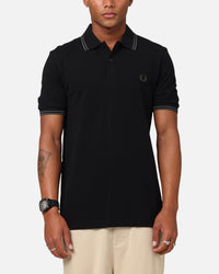 Fred Perry Twin Tipped Polo Shirt Black/Green