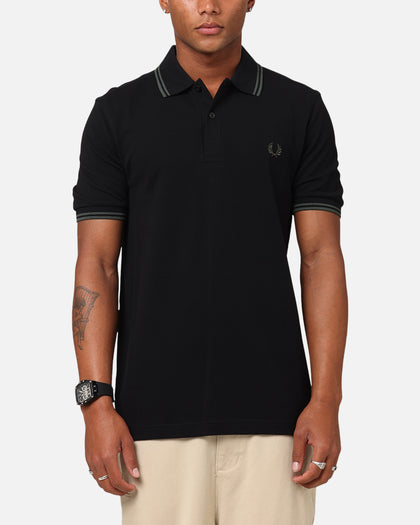 Fred Perry Twin Tipped Polo Shirt Black/Green