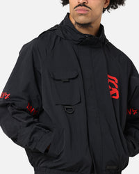 The Anti Order Faction Technical Windbreaker Jacket Black/Red