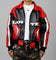 Loiter Racer Vegan Leather Jacket Red/Black
