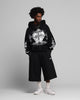 Loiter Hearts Zip Hoodie Black