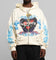 Loiter Hearts Zip Hoodie Off White