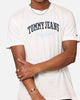 Tommy Jeans Slim Varsity Pop T-Shirt Ecru
