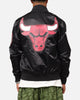 Pro Standard Chicago Bulls Big Logo Satin Jacket Black