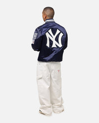 Pro Standard New York Yankees Classic Satin Jacket Midnight Navy