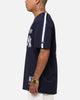 Pro Standard New York Yankees Classic Mesh Striped T-Shirt Midnight Navy