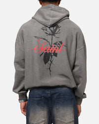 Saint Morta St Valentines Boxy Hoodie Washed Charcoal
