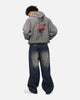 Saint Morta St Valentines Boxy Hoodie Washed Charcoal