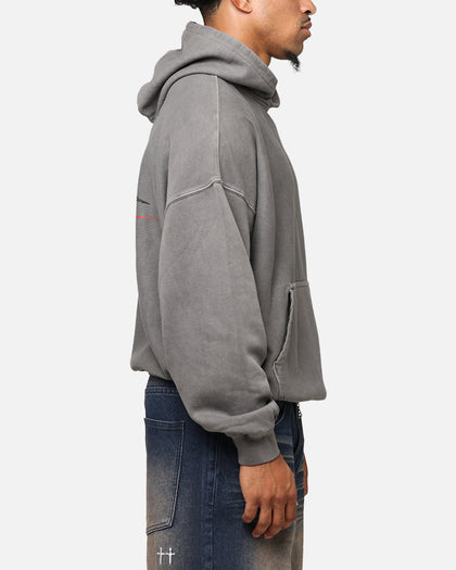 Saint Morta St Valentines Boxy Hoodie Washed Charcoal