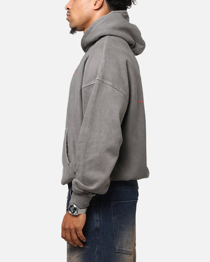 Saint Morta St Valentines Boxy Hoodie Washed Charcoal
