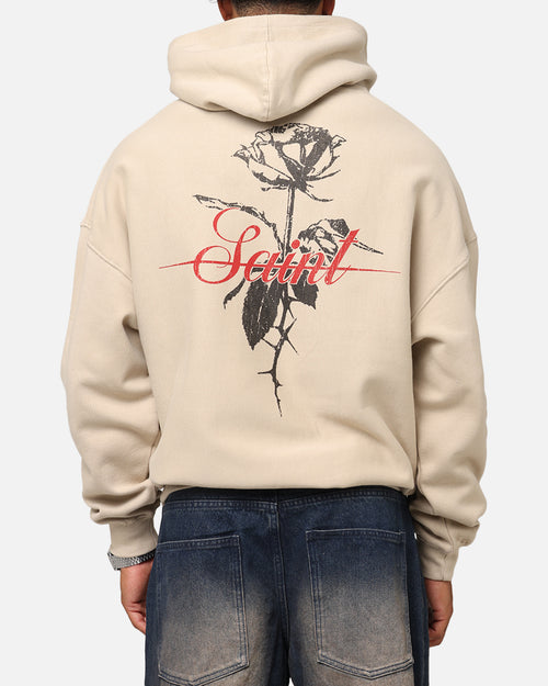 Saint Morta St Valentines Boxy Hoodie Stone