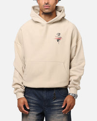 Saint Morta St Valentines Boxy Hoodie Stone