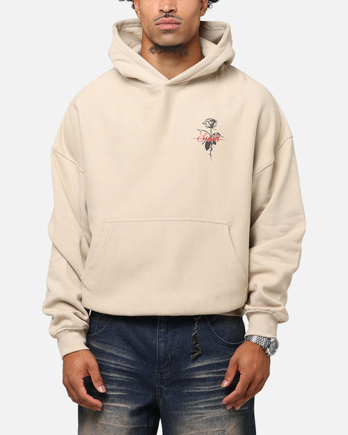 Saint Morta St Valentines Boxy Hoodie Stone