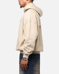 Saint Morta St Valentines Boxy Hoodie Stone