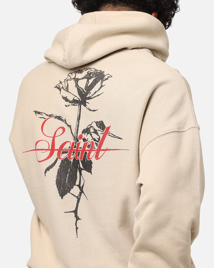 Saint Morta St Valentines Boxy Hoodie Stone