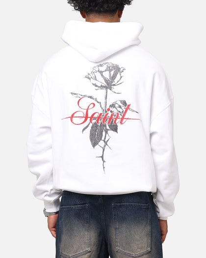 Saint Morta St Valentines Boxy Hoodie White