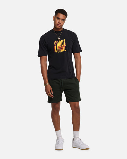 Carre Golden Scale T-Shirt Black Acidwash