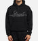 Saint Morta Cursive Boxy Hoodie Black