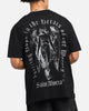 Saint Morta Weiry Hearts Boxy T-Shirt Black