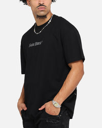 Saint Morta Weiry Hearts Boxy T-Shirt Black