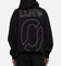 The Anti Order Azero Stencil Boxy Hoodie Black